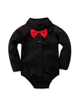 Baby Boy Gentleman Bowtie Bodysuit