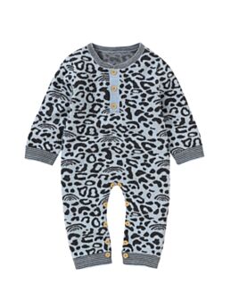 Baby Leopard Print Jumpsuit