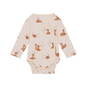 0-18M Baby Cartoon Floral Print Long-Sleeve Bodysuit Wholesale Baby Boutique Clothing KJV389141