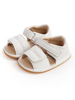 Baby PU Solid Color Crib Sandals 