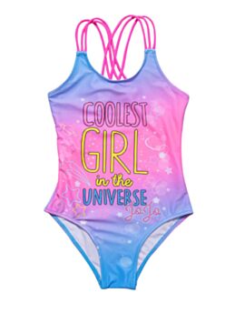 Coolest Girl In The Universe One Piece Gradient Swimwear