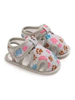 Baby Paw Print Crib Sandals
