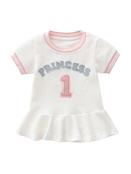 Baby Toddler Girl Princess One Tee Dress