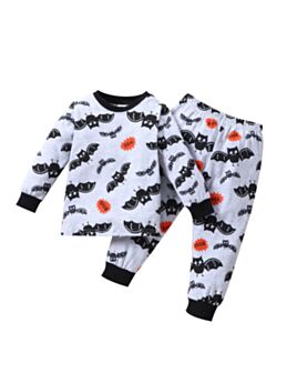 Two Pieces Halloween Kid PJ Sets Top And Pants 210615686
