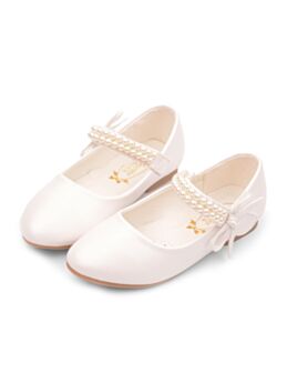 Pearl Decor Kid Girl Shoes With Bowknot 210709316