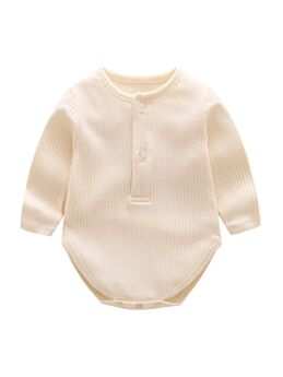 Ribbed Solid Color Wholesale Baby Onesies 210710254
