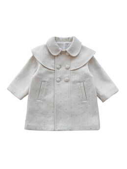 Doll Collar Sequins Kid Girls Coats 210713288