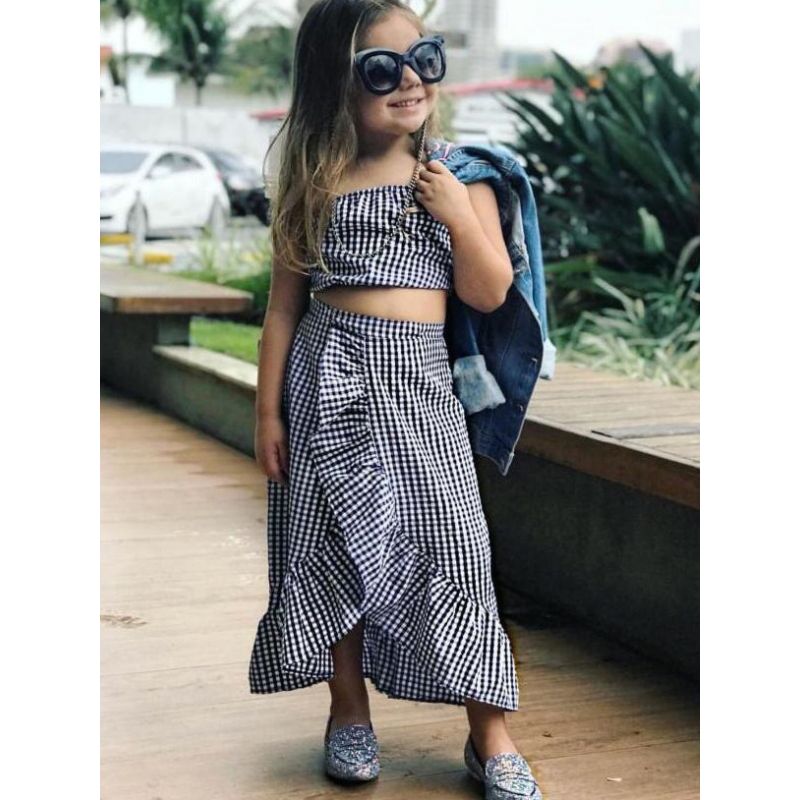 Wrap around skirt and top set Clearance