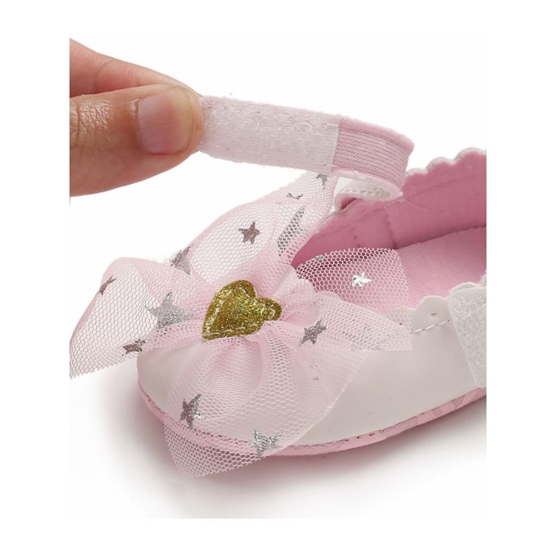 Wholesale Tbar Bow Princess Crib Shoes 19062559 kisk