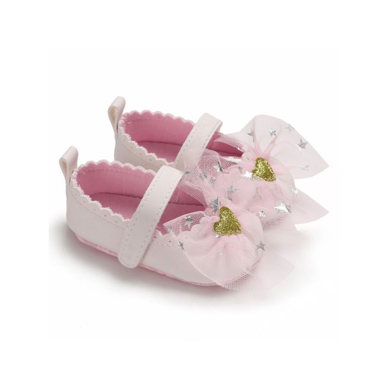 Wholesale Tbar Bow Princess Crib Shoes 19062559 kisk