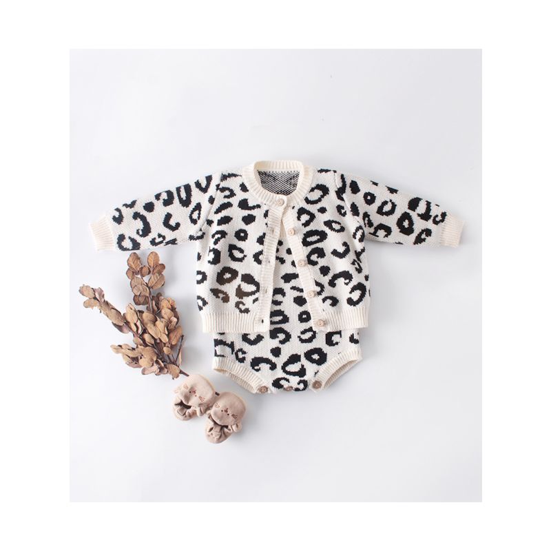 baby leopard cardigan