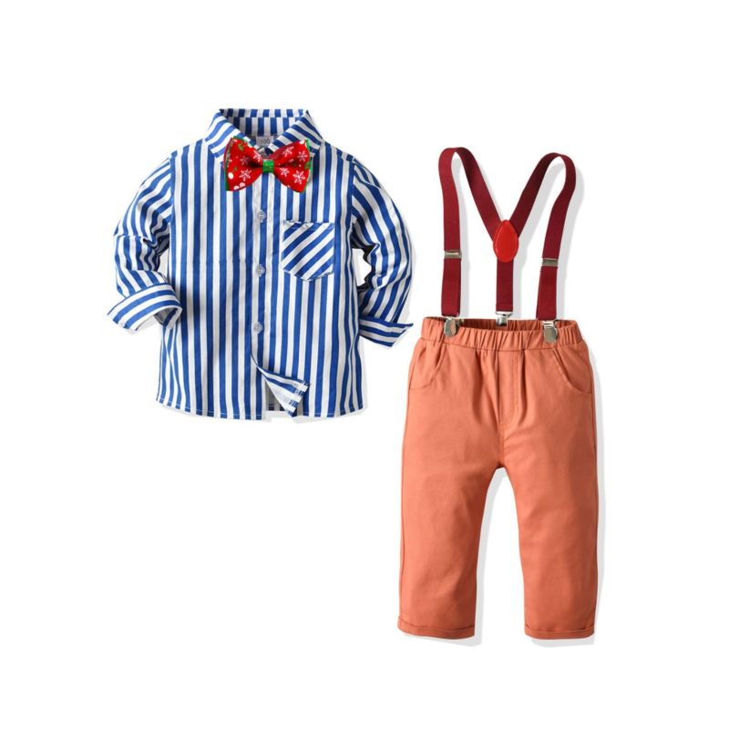 Wholesale 4Piece Toddler Boys Christmas Party Outfits