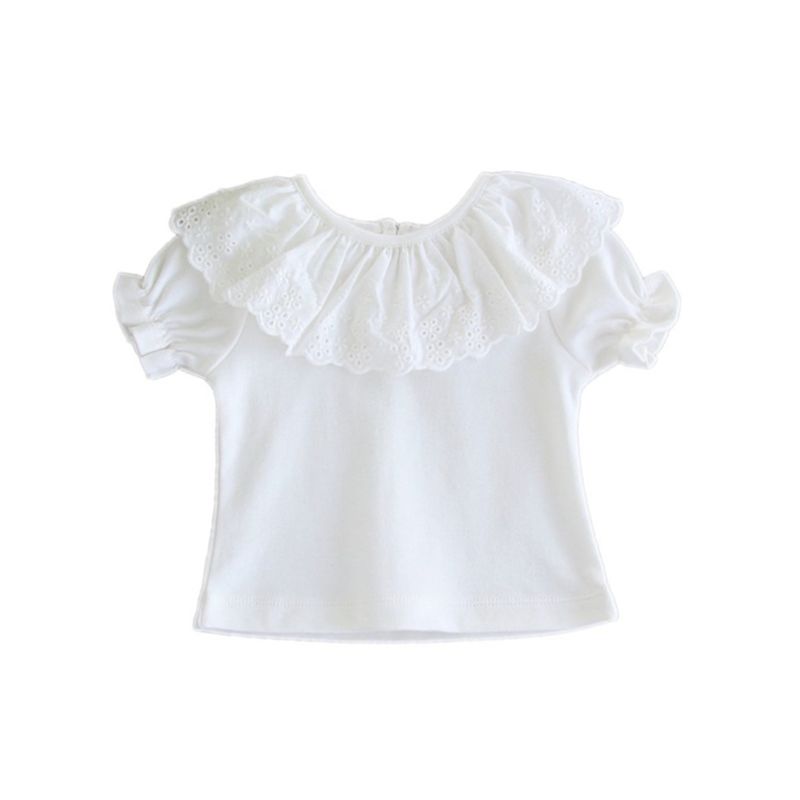 Wholesale Summer Baby Girl White Lace Top 20010707 ki