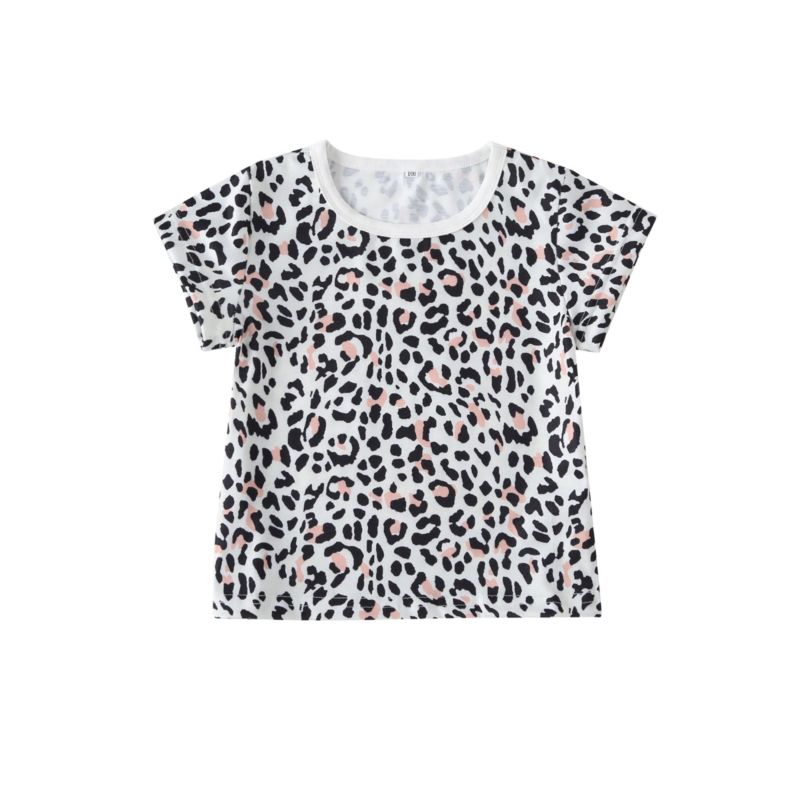 Wholesale Fashion Baby Toddler Girl Leopard Print Tee 2