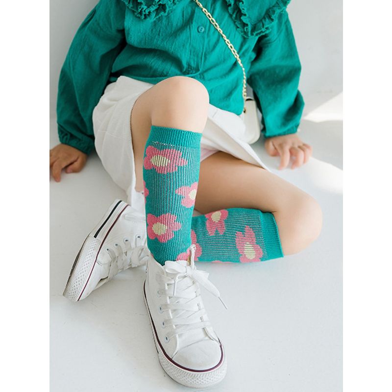 Wholesale Little Girls Flower Tube Socks 200324509 ki