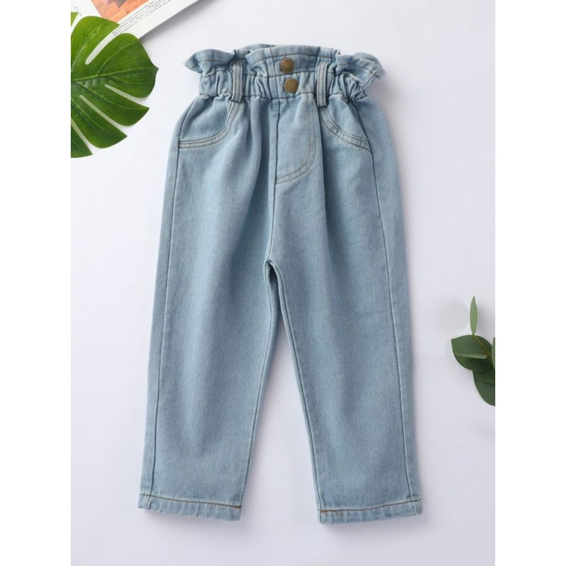 Wholesale Fashion Little Girl Street Style Jeans 200513