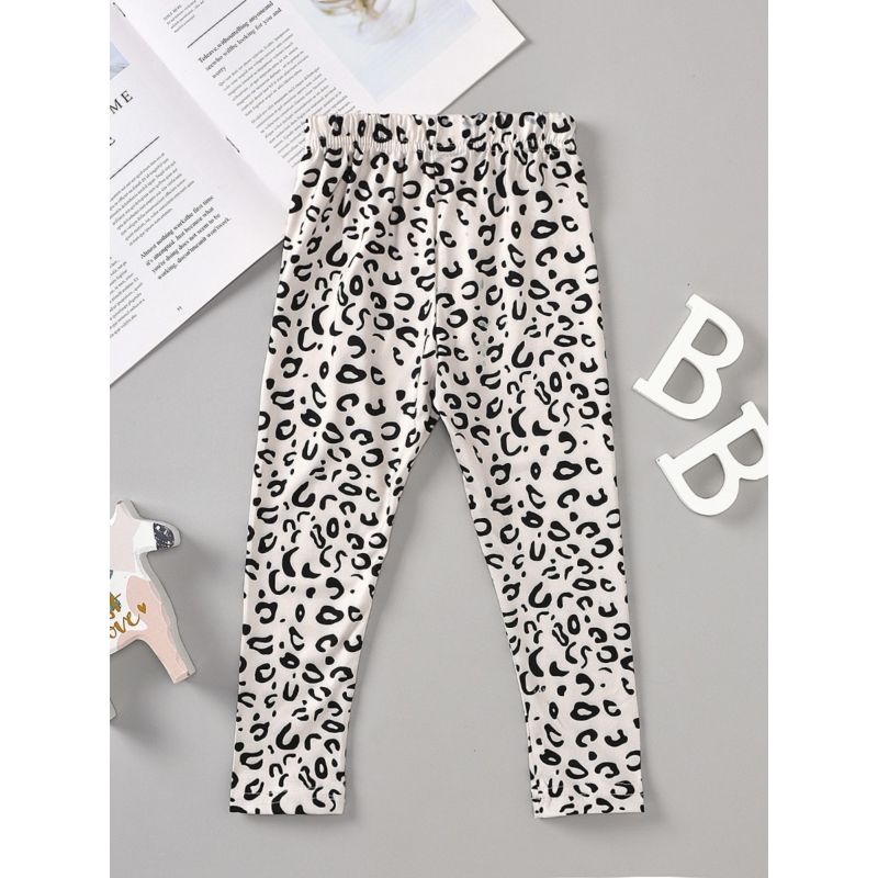Wholesale Little Girl Leopard Printed Trousers 20062145