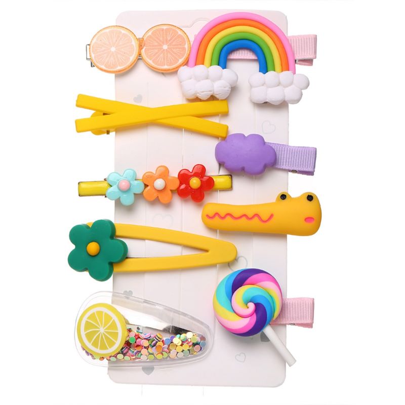 Wholesale 9Pack Toddler Girl Lovely Hair Clips 2008076