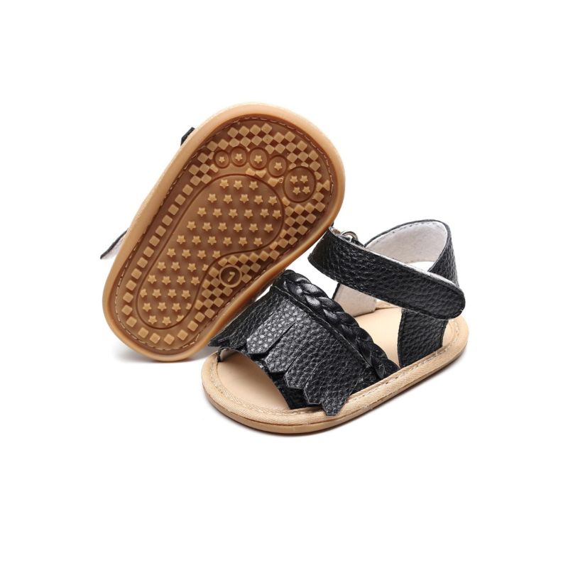 Wholesale Baby Girl Tassels PU Sandals 210116052 kisk