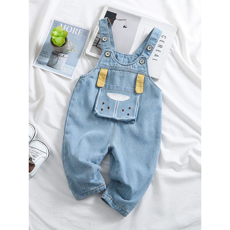 Wholesale Toddler Cartoon Denim Overalls 210220645 ki