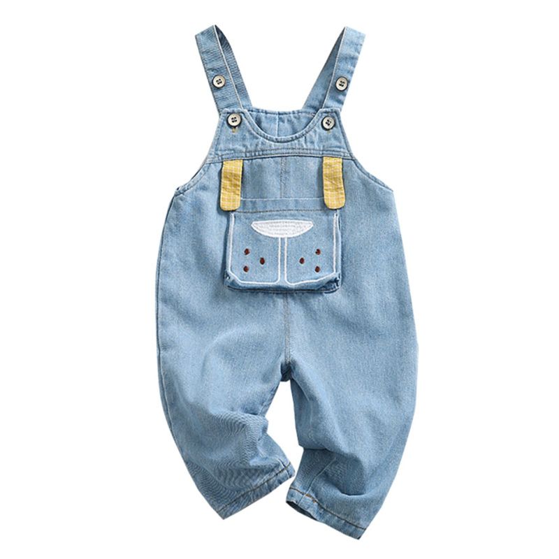 Wholesale Toddler Cartoon Denim Overalls 210220645 ki