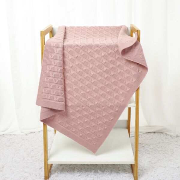 Newborn Swaddle Knitting Pure Color Baby Blankets Wholesale Accessories Vendors V3803102672
