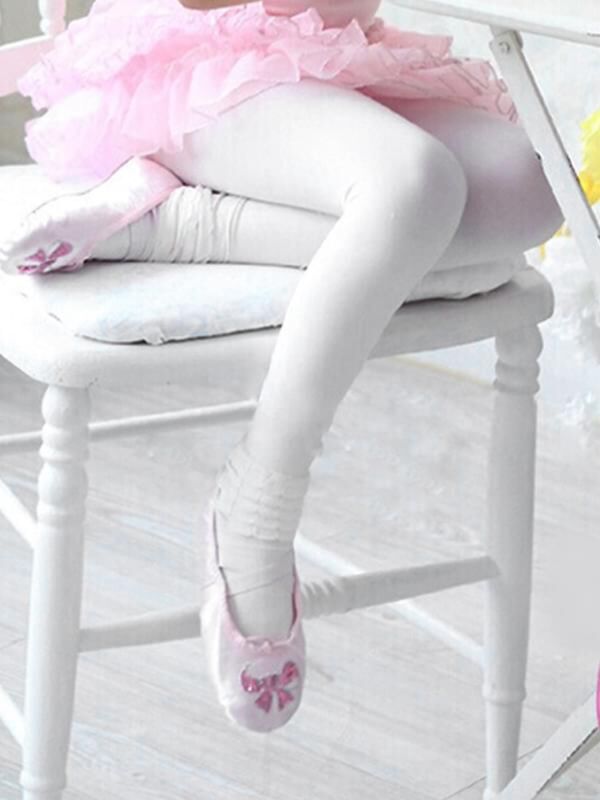 Sequins Tieknot Breathable Ballet Dancing Yoga Shoes for Toddlers Girls