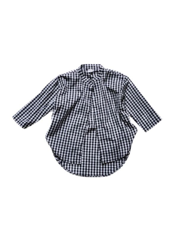 Kid Girl Plaid Shirt