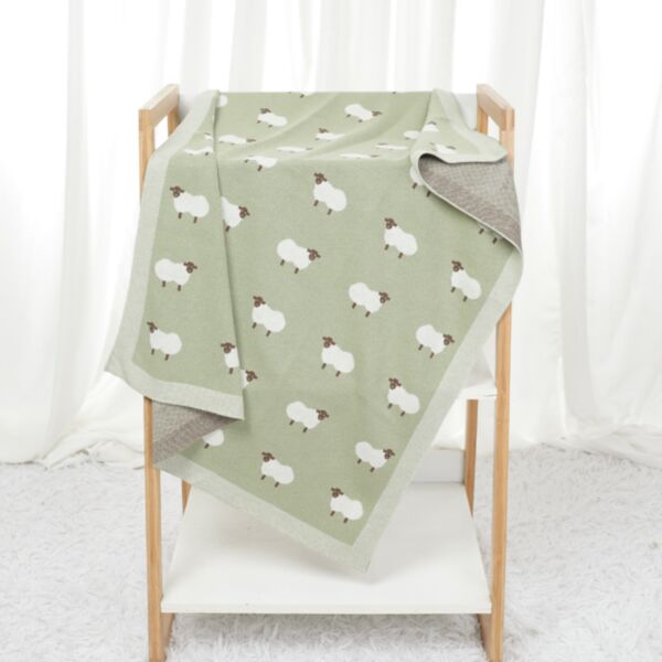 Unisex Newborn Swaddle Sheep Knitted Baby Blankets Wholesale Accessories Vendors V3803102671