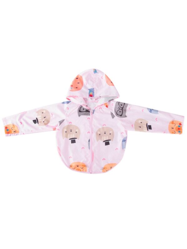 Little Girl Cartoon Light Jacket
