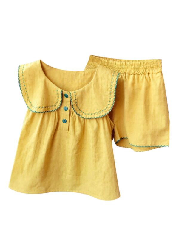 2-Piece Toddler Girls  Yellow Set
