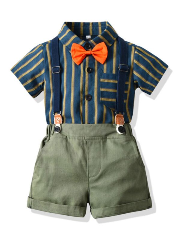 Baby Toddler Boy Bow Tie Party Outfits