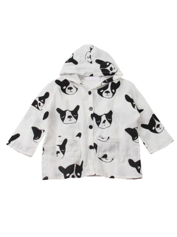 Little Girl Casual Hooded Jacket