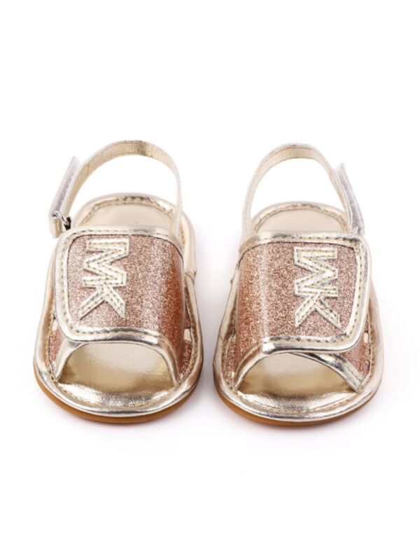 Solid Color Baby Girl Sandals