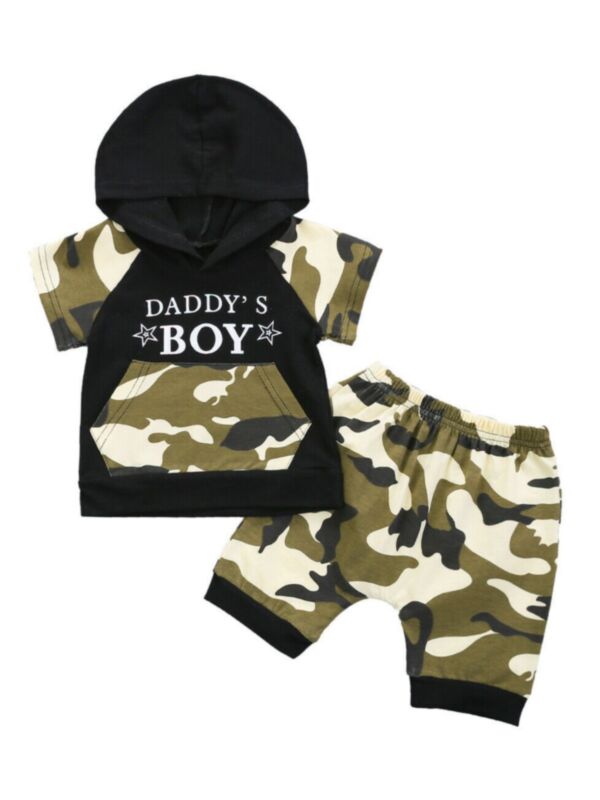 2-Piece Daddy's Boy Camo Set