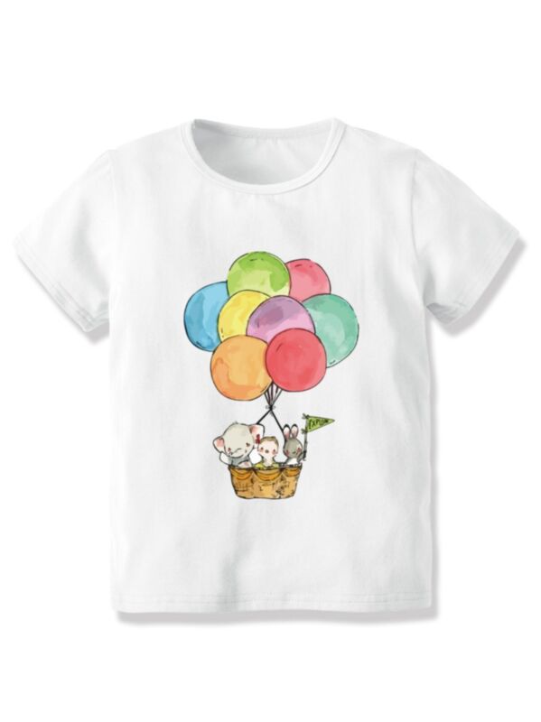 Toddler Girl White T-shirt 