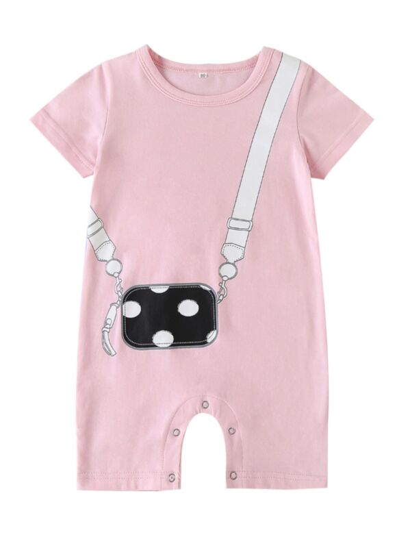 Baby Girls Pink Jumpsuit for Summer