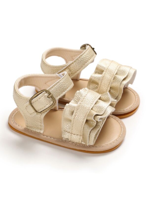 Fashion Baby Girl Solid Color Sandals