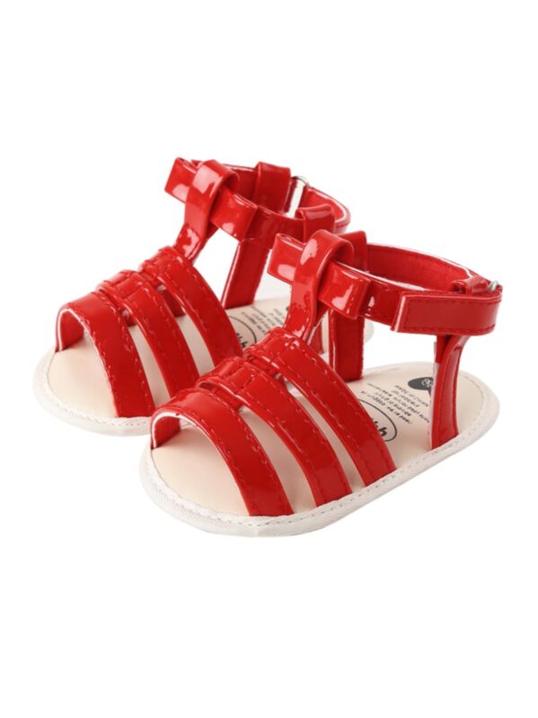 Solid Color Baby Girl Rome Sandal
