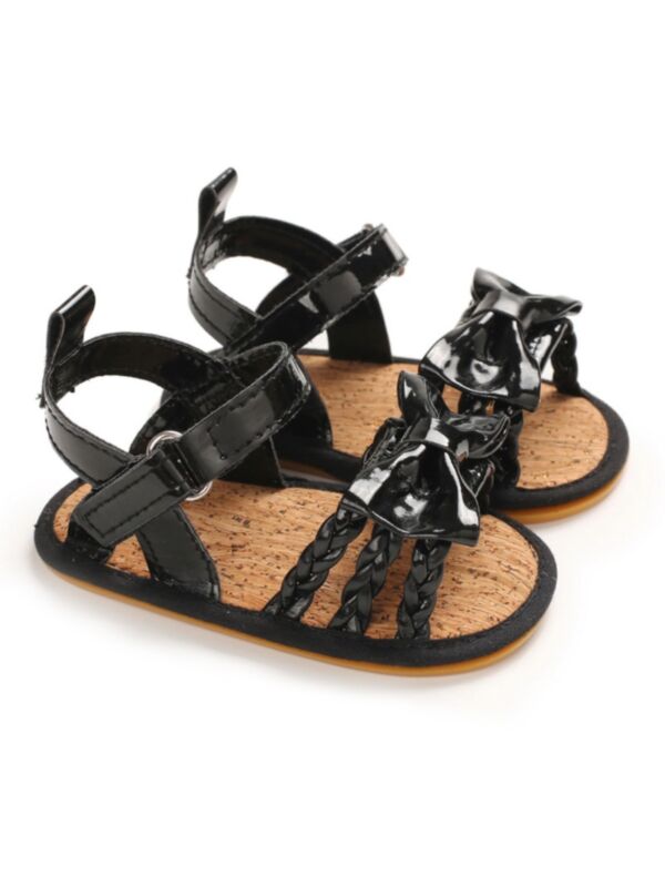Baby Girl PU Bowknot Casual Sandals 
