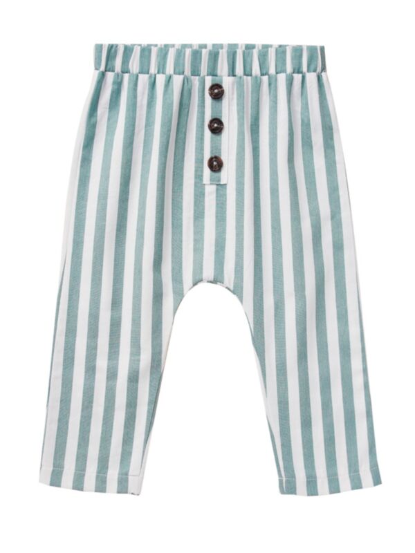 Casual Baby Girl Stripe Pants 
