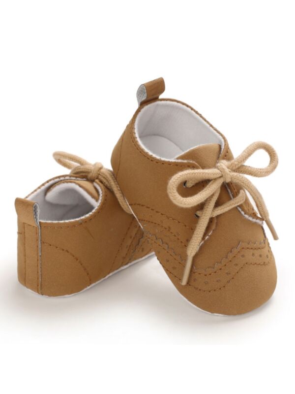 Unisex Baby Soft Soled Non-slip  Suede Shoes