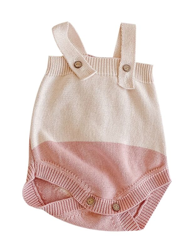 Infant Toddler Girl Rabbit Knitted Bodysuit