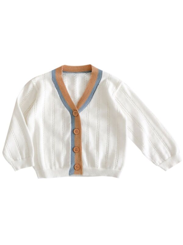 Autumn Baby Simple Knit Cardigan