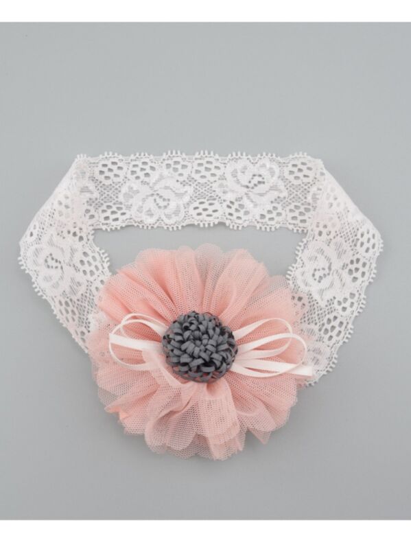 Girl Photo Shoot Flower Lace Headband