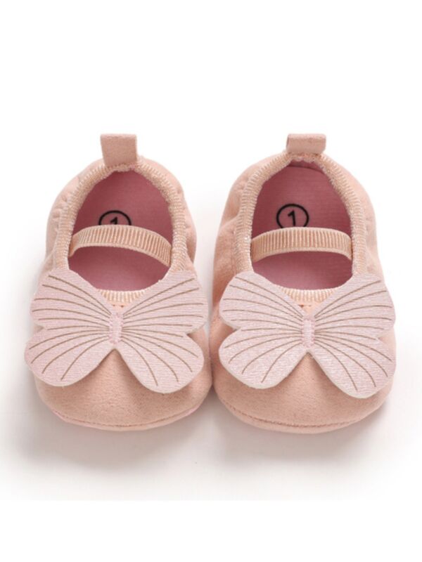 Baby Girl Butterfly Soft Sole Shoes