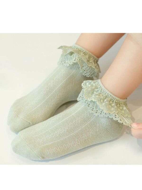 Baby Girl  Lace Decor Socks