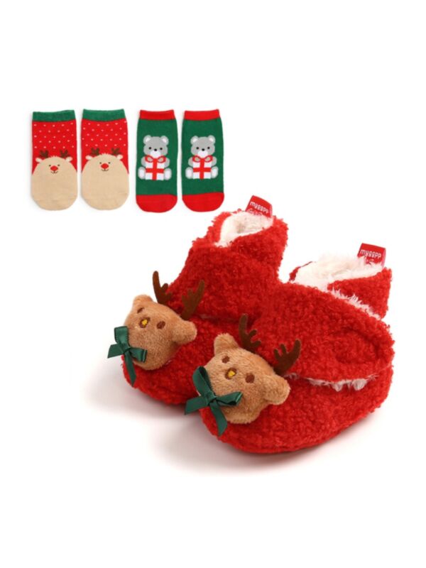 Xmas Boots With Two Pairs of Socks