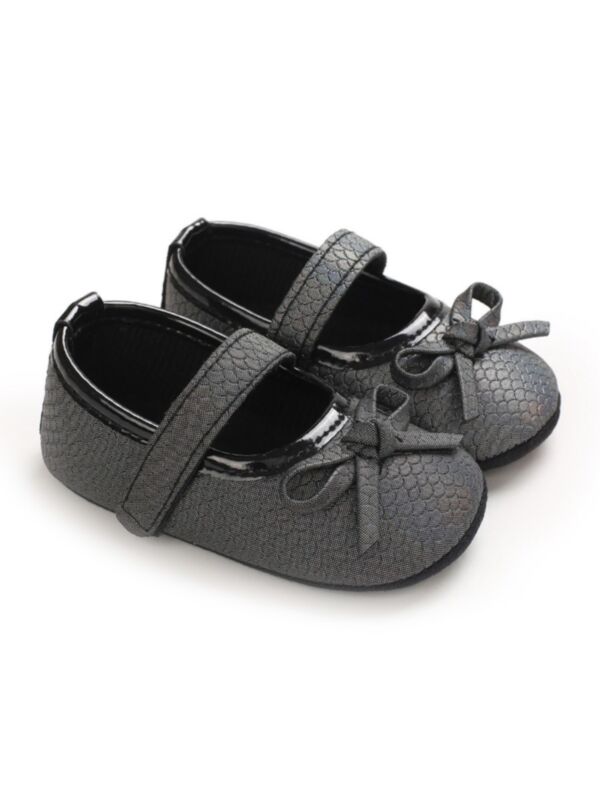 Baby Girl Bowknot Flat Shoes