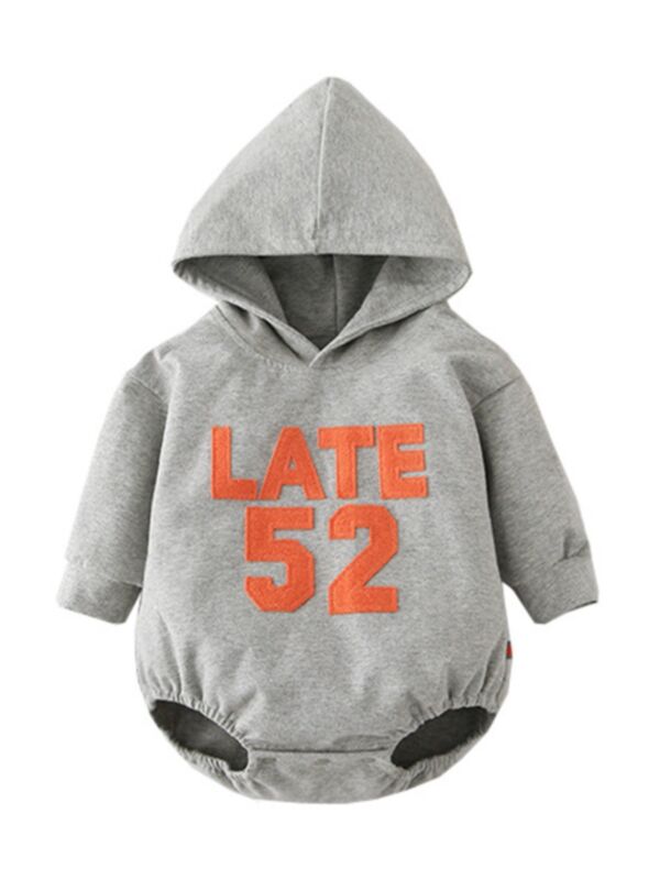 Baby Boy Late 52 Hoodie Bodysuit